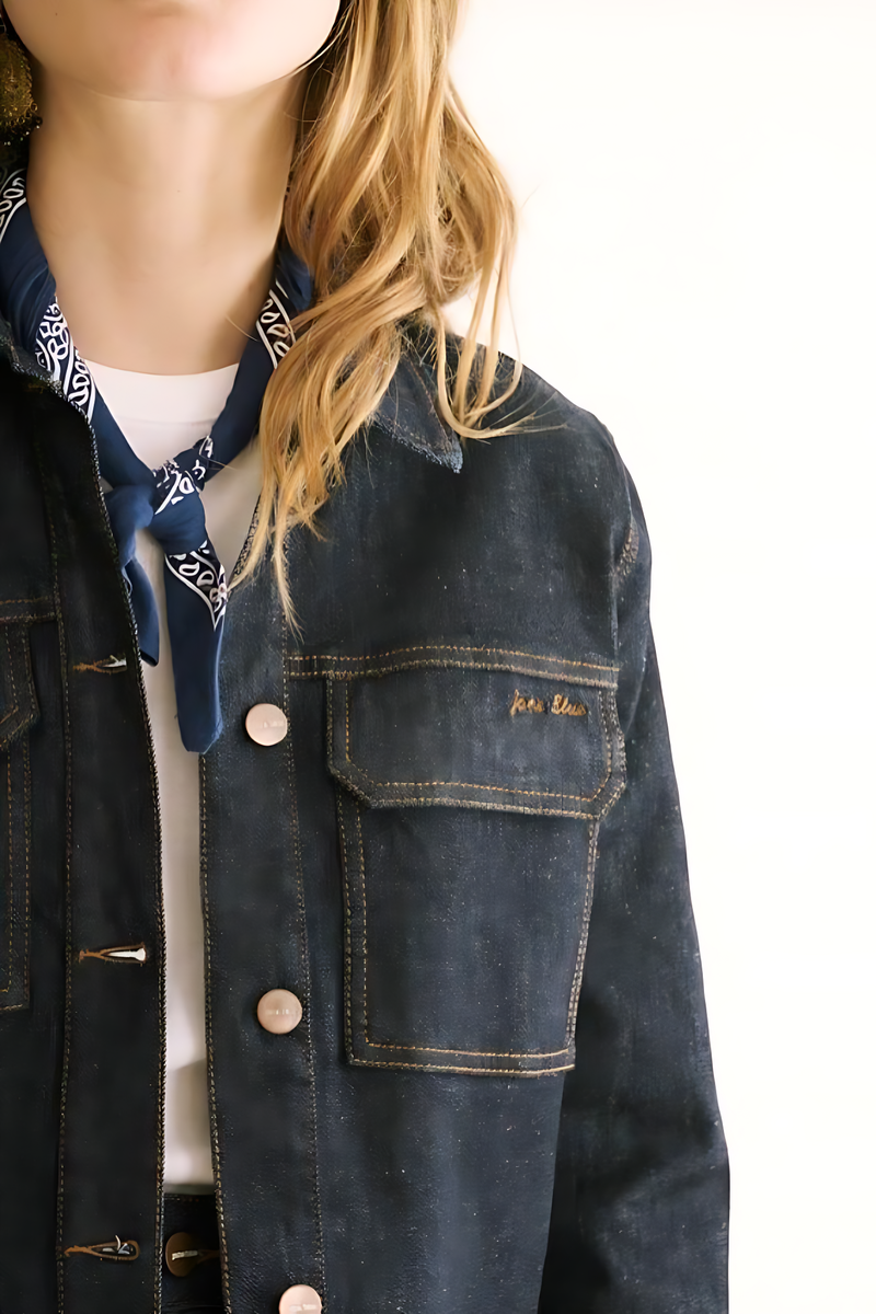 CHAQUETA WESTERN MÓNACO COLOR AZUL MARINO 1